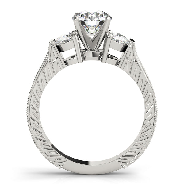 Fancy Shape Halo Engagement Ring
