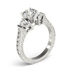 Fancy Shape Halo Engagement Ring