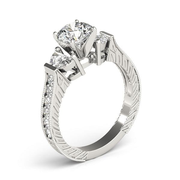 Fancy Shape Halo Engagement Ring