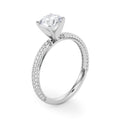Pavé Diamond Engagement Ring Semi Mount
