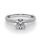 Pavé Diamond Engagement Ring Semi Mount