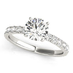 2 Carat Round Cut Diamond Engagement Ring Semi-Mount