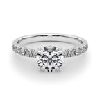 2 Carat Round Cut Diamond Engagement Ring Semi-Mount