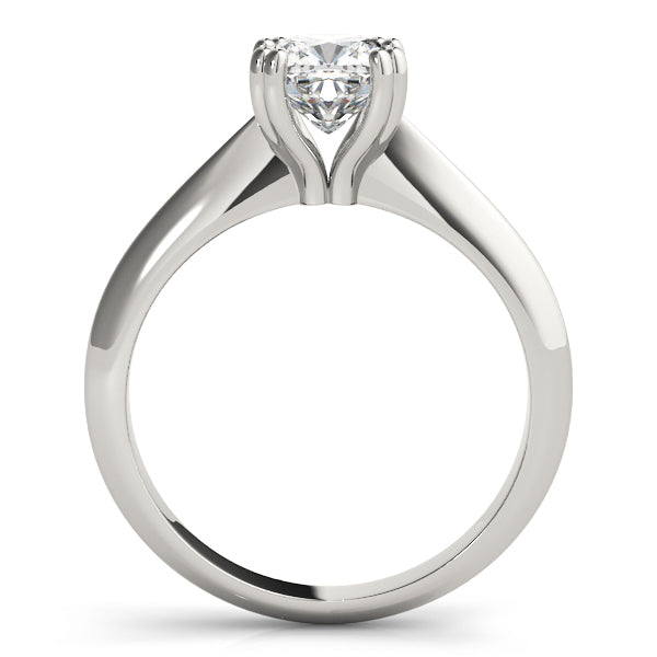 Double Prong Cushion Cut Engagement Ring