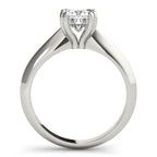 Double Prong Cushion Cut Engagement Ring