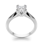 Double Prong Cushion Cut Engagement Ring