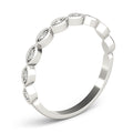 Marquise Shape Diamond Stackable Band