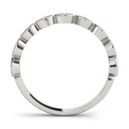 Marquise Shape Diamond Stackable Band