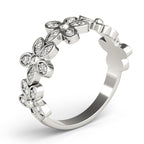 Floral Inspired Diamond Stackable Fashion Ring