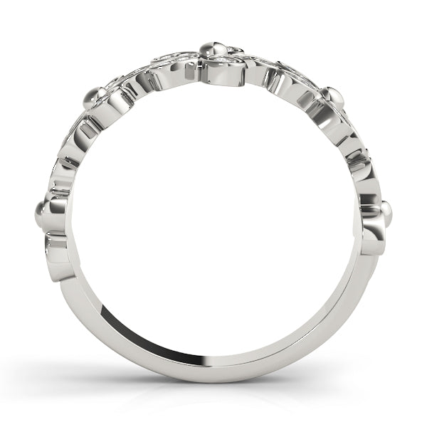Floral Inspired Diamond Stackable Fashion Ring