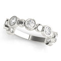 Bezel Set Diamond Stackable Ring
