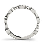 Bezel Set Diamond Stackable Ring