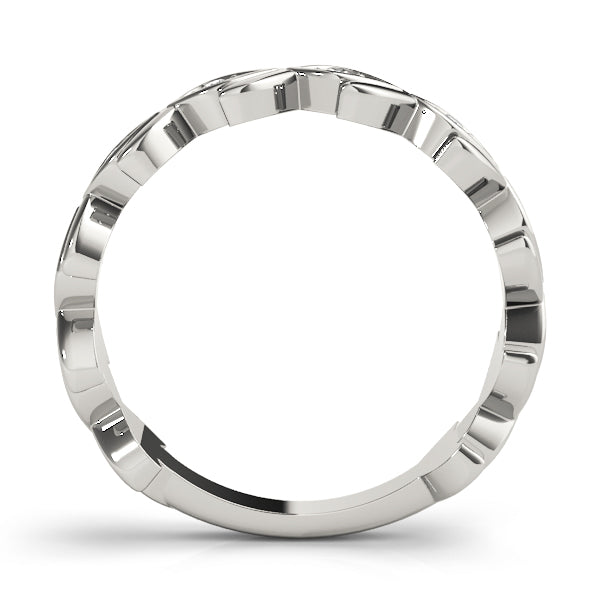 Floral Inspired Diamond Stackable Ring