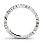 Floral Inspired Diamond Stackable Fashion Band