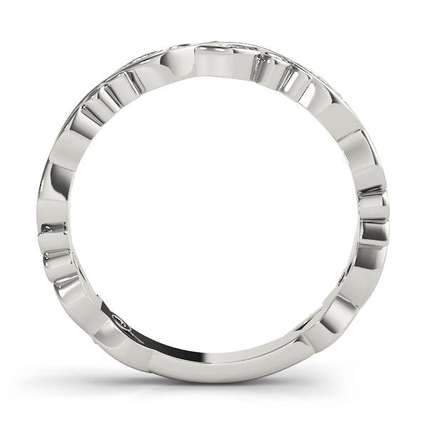 Floral Inspired Diamond Stackable Fashion Band