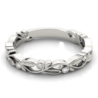 Nature Inspired Diamond Stackable Ring
