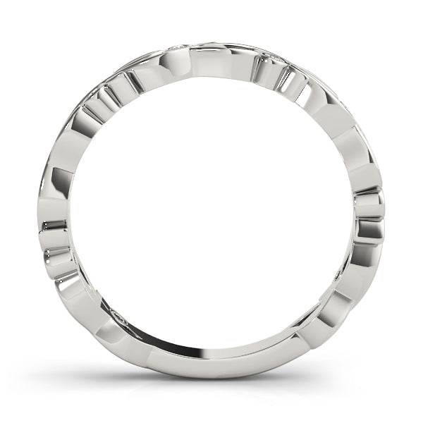 Nature Inspired Diamond Stackable Ring