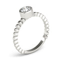 Bezel Set Solitaire Engagement Ring