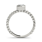 Bezel Set Solitaire Engagement Ring