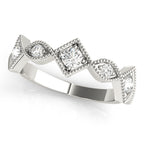 Vintage Marquise and Square Diamond Fashion Ring
