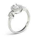 Oval Cut Diamond Engagement Ring Setting 5x3mm