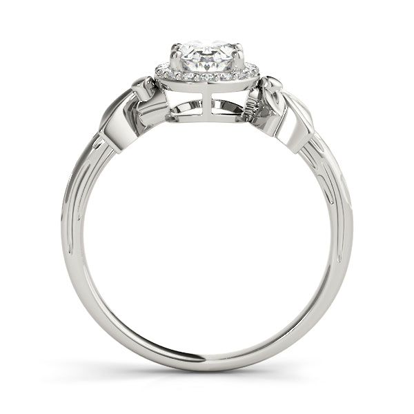 Oval Cut Diamond Engagement Ring Setting 5x3mm