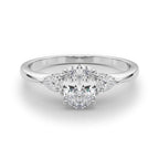 Oval & Pear Shape Diamond Engagement Ring