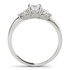 Oval & Pear Shape Diamond Engagement Ring