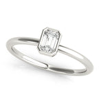 Emerald Cut Solitaire Engagement Ring