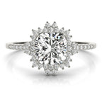 Cushion Cut Engagement Ring – Classic Sparkle Design