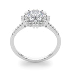 Cushion Cut Engagement Ring – Classic Sparkle Design