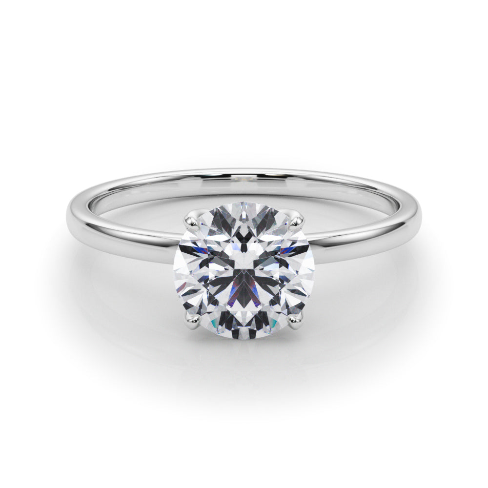Round Solitaire Engagement Ring
