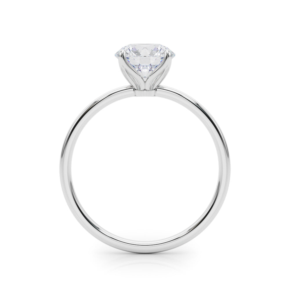 Round Solitaire Engagement Ring