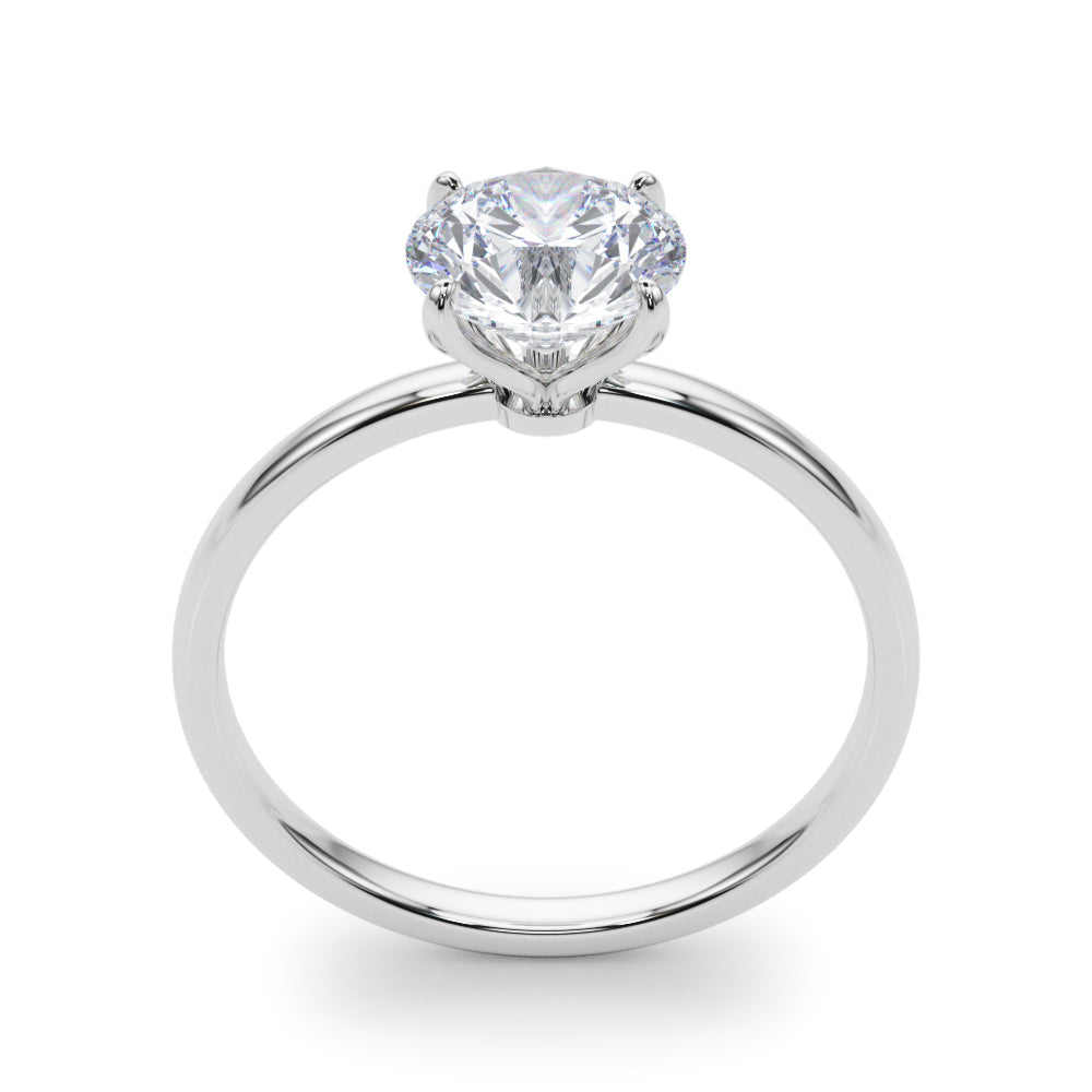 Round Solitaire Engagement Ring