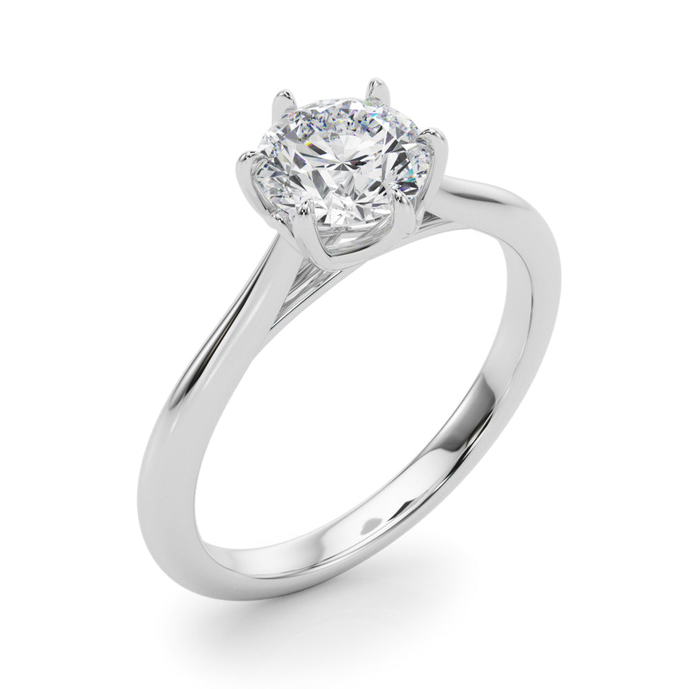 Round Solitaire Engagement Ring 85324-1