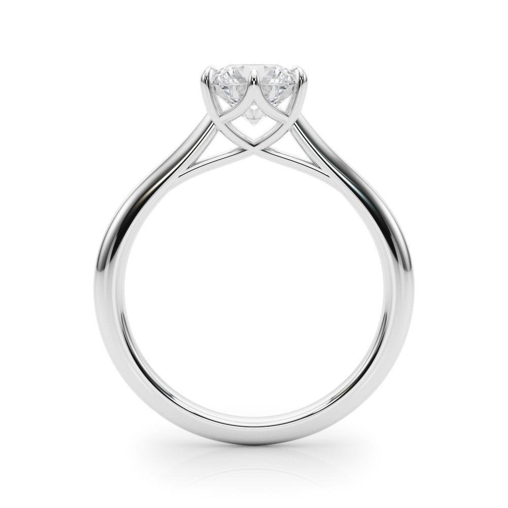 Round Solitaire Engagement Ring 85324-1