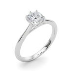 Cushion Cut Solitaire Engagement Ring