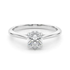 Cushion Cut Solitaire Engagement Ring