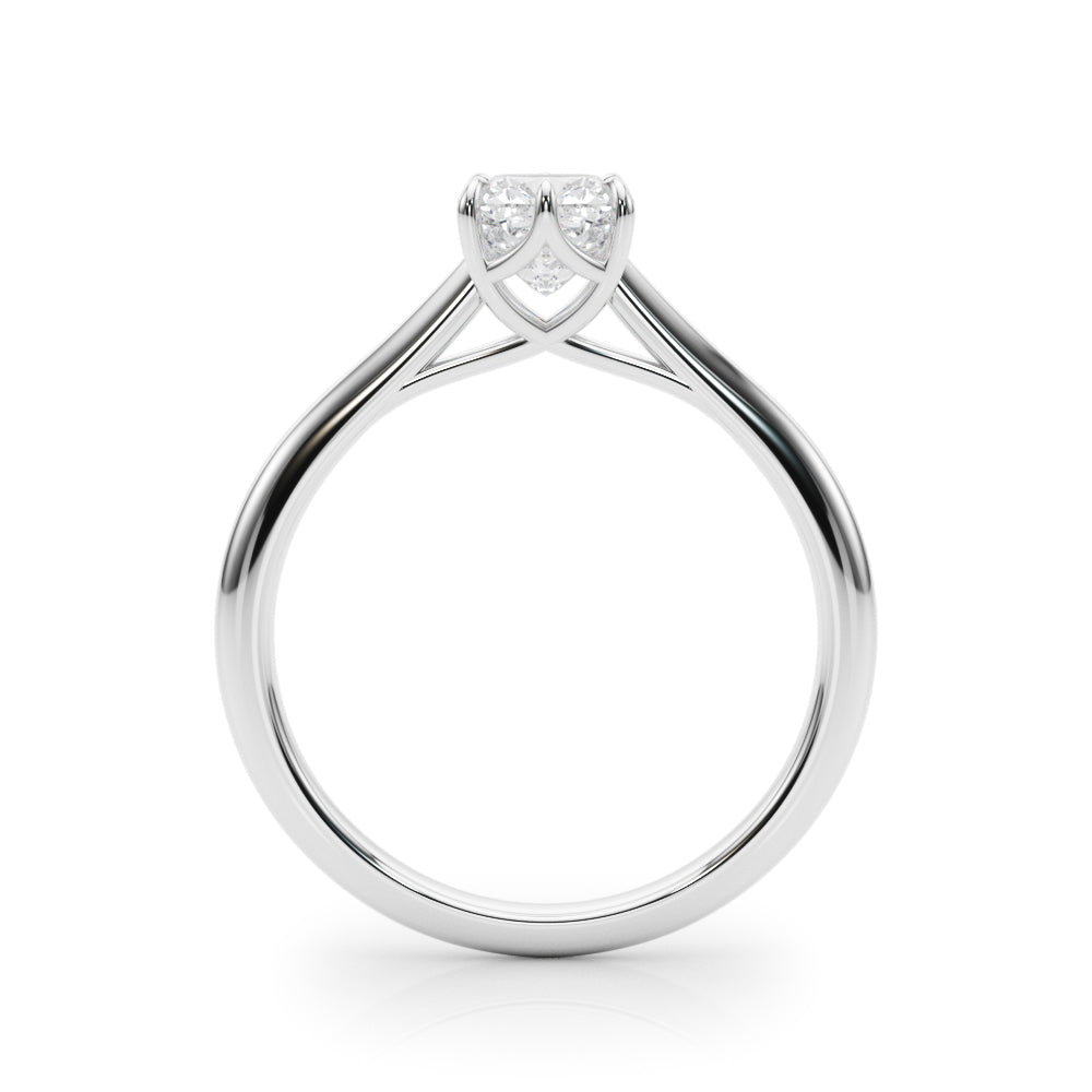 Cushion Cut Solitaire Engagement Ring