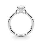 Oval Solitaire Engagement Ring 7x5mm