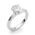 Oval Solitaire Engagement Ring 8x6mm