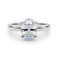 Oval Solitaire Engagement Ring 8x6mm