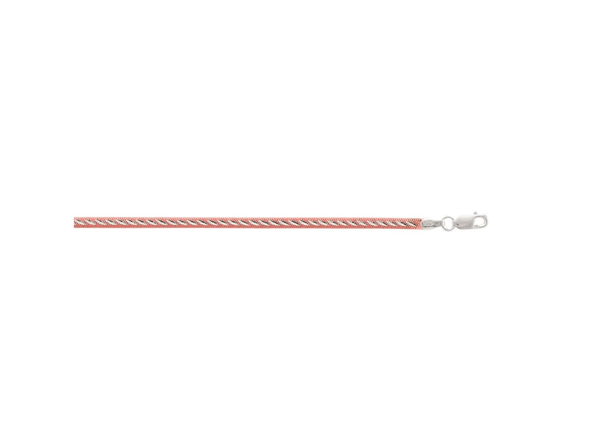Two-Tone Snake Chain Anklet