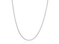 14KT White Gold Gourmette Chain Necklace 2.0mm