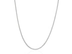 14KT White Gold Gourmette Chain Necklace 2.0mm