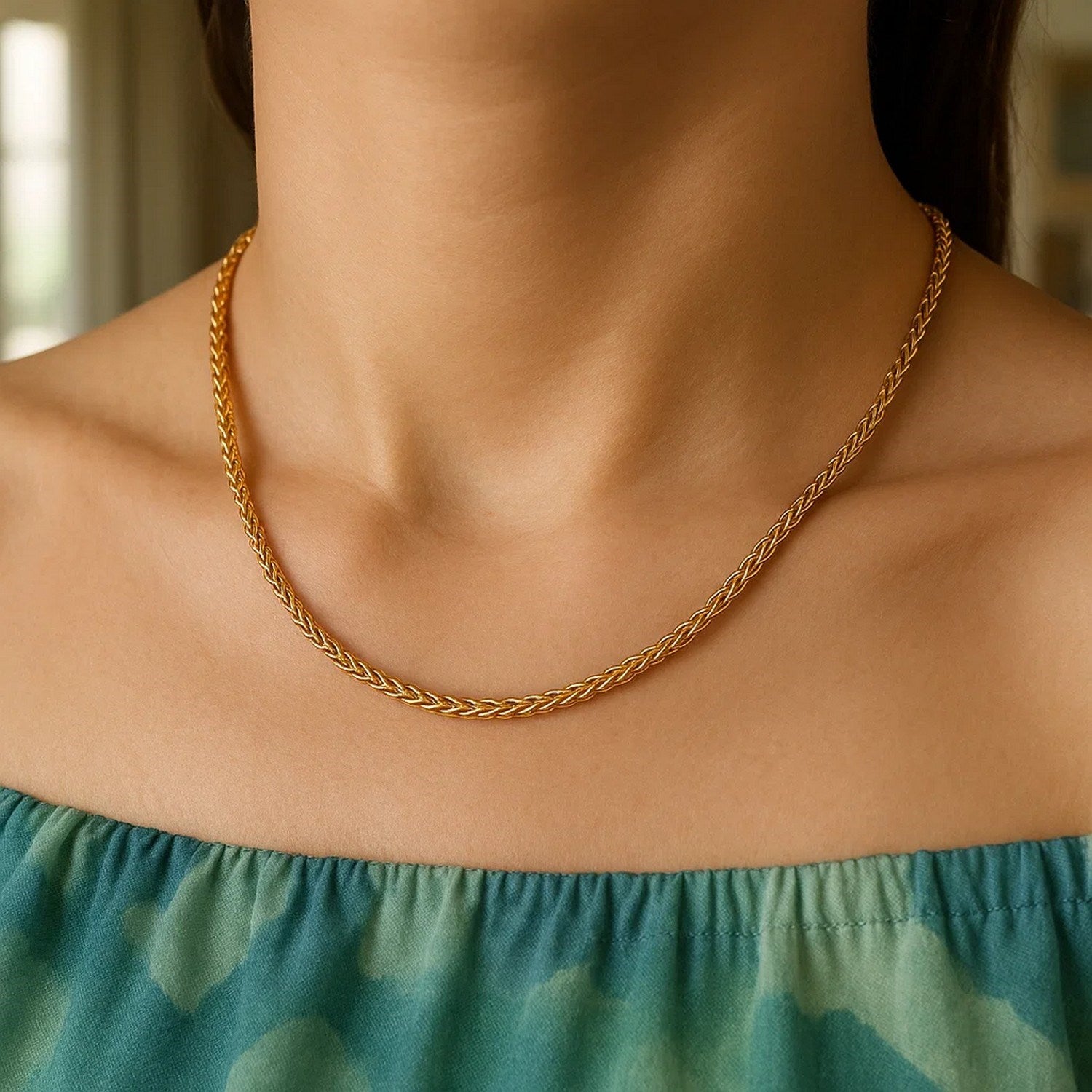 14k Yellow Gold Round Chain (1.2 mm)