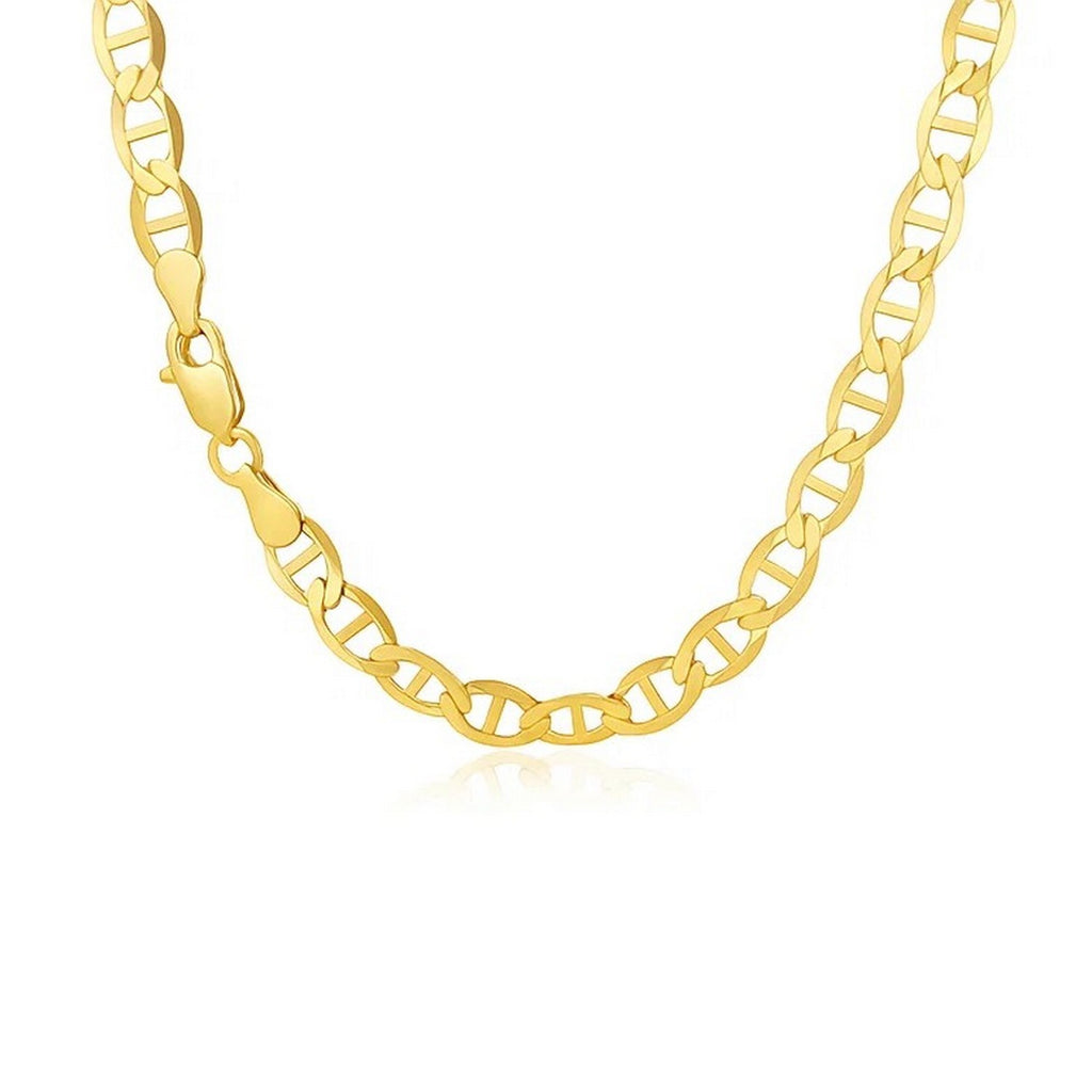 14k Yellow Gold Mariner Link Chain (4.50 mm)