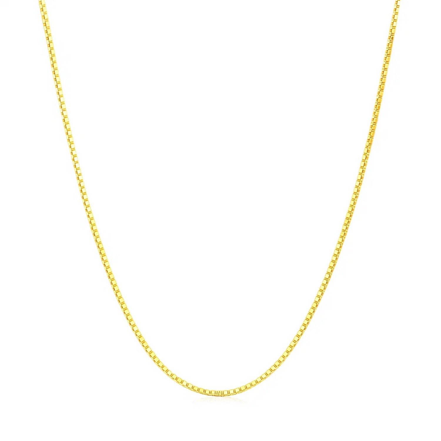 14k Yellow Gold Octagonal Box Chain (1.00 mm)