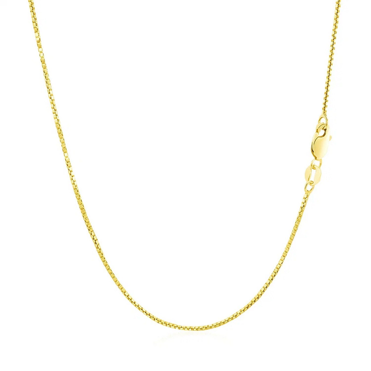 14k Yellow Gold Octagonal Box Chain (1.00 mm)