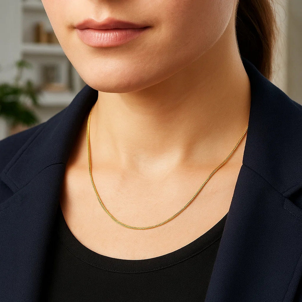 14k Yellow Gold Milano Chain (1.10 mm)